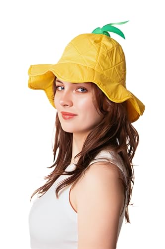 image for Cosplaya Pineapple Hat - Womens Adult Mens Teens Women Fruit Summer Bu