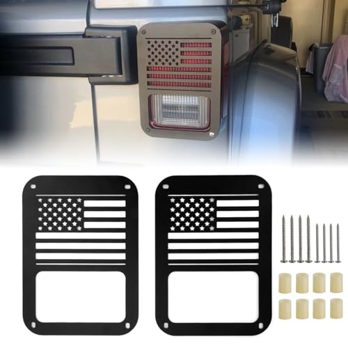 PSLER US Flag Tail Light Covers