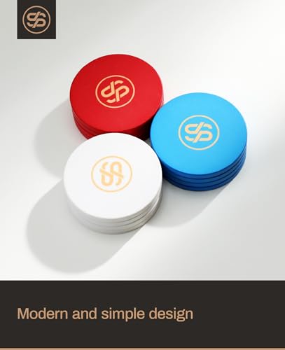 SLOWPLAY Godel Ceramic Poker Chips in Bulk, Casino Grade Ceramic 10-Gram Poker Chip for Texas Hold'em - Image 4