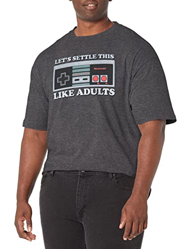 T-Shirt Homme Nintendo comme Les Adultes en Coton Doux