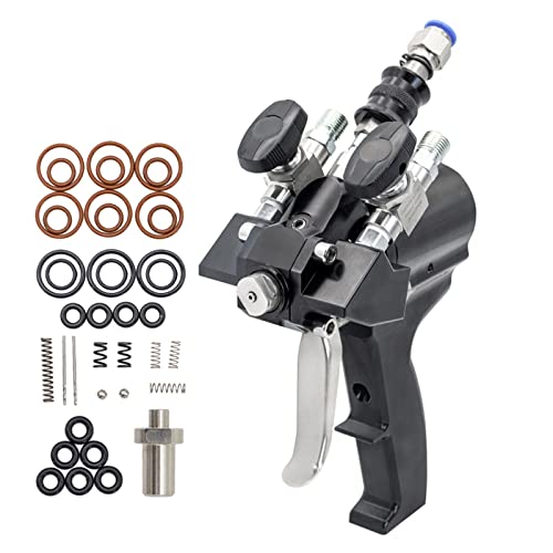 Kit de pistola de pulverización de espuma de poliuretano, sistema de revestimiento de alta presión para inyección de dos componentes, rendimiento eficiente y potente
