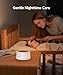 Dreamegg Sound Machine with Nursery Lamp - Sound Machine Baby, Soothing Sounds, Timer, Memory Function, 10 Colour Night Light, White Noise Machine Alarm Clock for Newborn Baby Registry Gift, White