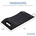 Homeon Wheels Tire Saver Ramps Rubber Material Anti-Slip Pad Design, Car Tire Wheel Ramps for Flat Spot and Flat Tire Prevention, Tire Savers for Storage with Carrying Bag, Easy to Store 4 Pack