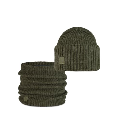 Pacchetto Duo Knitted Berretto Rutger Silversage e & Fleece Scaldacollo Taglia unica Adulti