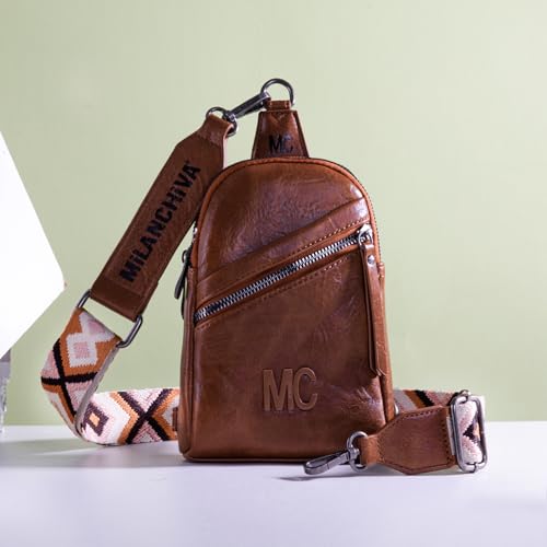 Image of Milan Chiva Small Crossbody Bags for Women Chic Mini Sling Bag Purse and Waist Packs for Girls