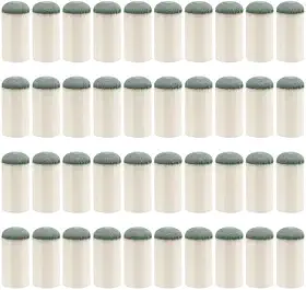 20 peças de pontas para taco de sinuca, pontas de taco de bilhar de 1,3 x 3 cm de substituição para pontas de taco de sinuca para sinuca e bilhar