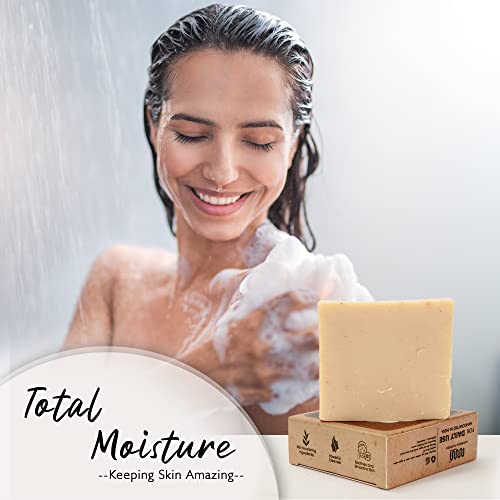 Mastermedi All Natural Soap Bar Papaya Turmeric, Softer & Smoother Skin, Handmade Organic Soap Scented With Premium Essential Oils & Natural Flavors, More Moisturizing Than Ordinary Bar Soap, Women & Men's Bar Soap, Pack Of 3 #TOP5