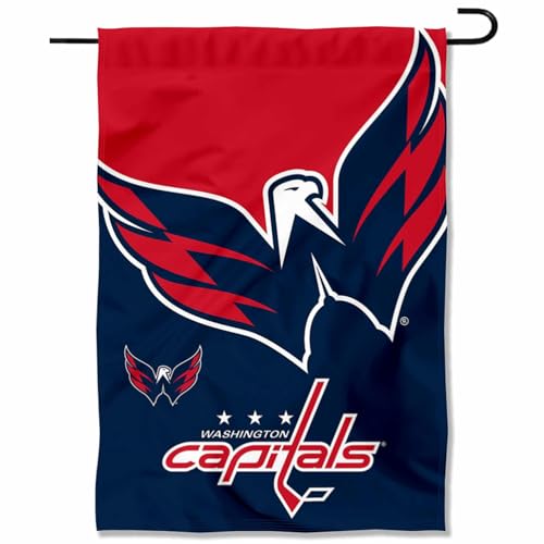 Drapeau de jardin double face Capitals imprimé pour extérieur