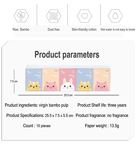 Image of DC DECORIO Tissue Papers (3 Ply, 8 Pulls Per Pack) | Pack of 2 | 100% Skin-safe Sleek Tissue Papers for Car, Bathroom, Bedroom, Office (Brown)