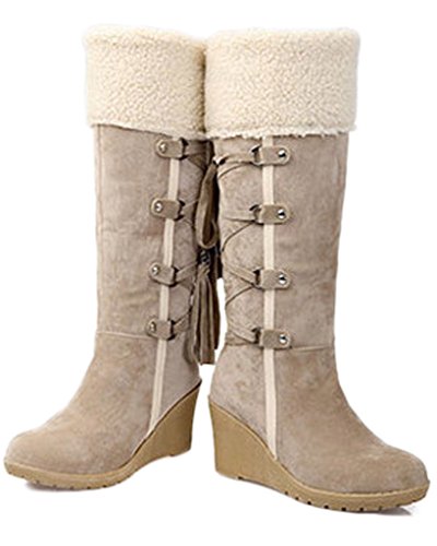 Minetom Donna Inverno Caldo Stivali da Neve Cotone...