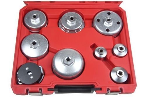 Tools Pro US PRO 19-teiliges Ölfilterschlüssel-Set – Mit Verstellbaren Ausbau- & Einbauschalen Für Alle Filter Werkzeug Für Ölwechsel
