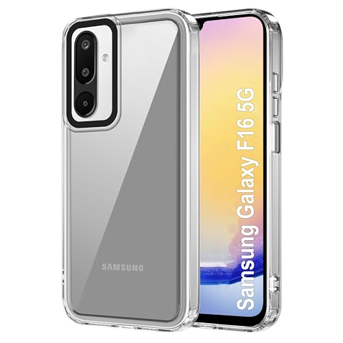 Image of Zapcase Back Case Cover for Samsung Galaxy F16 5G | Compatible for Samsung Galaxy F16 5G Back Cover | Case Cover with Camera Protection | (TPU + PC | Transparent)