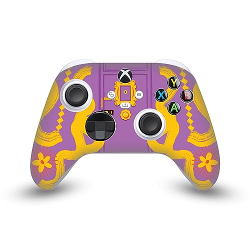 Head Case Designs Offizielle Friends TV Show Guckloch Rahmen Ikonische Grafiken Vinyl Haut Gaming Aufkleber Abziehbild Abdeckung kompatibel mit Xbox Series X/S Controller