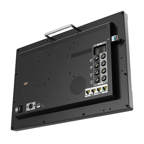 Image of LILLIPUT 15.6 inch Q15-8K 15.6 inch 8K 12G-SDI 600nits 3840x2160 Studio Production Monitor Quad View, HDR, Fause Coloe, 3D-LUT, Waveform, Remote Control (Q15-8K-ABBP-CC with case+Gold m)