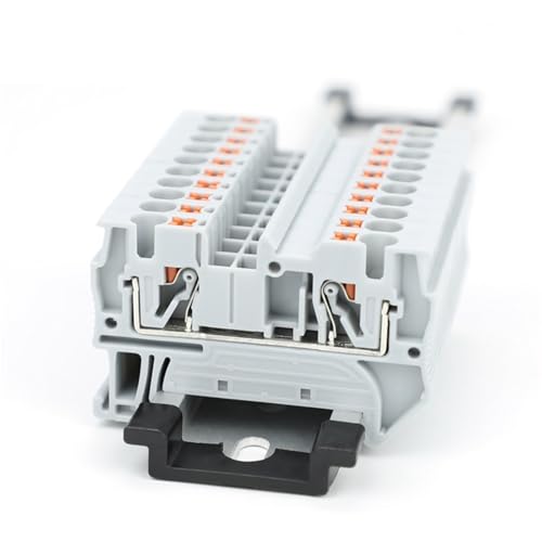 Terminal de inserción PT4 azul para riel DIN, conector de cable rápido de 4 mm², pack de 10 unidades 2