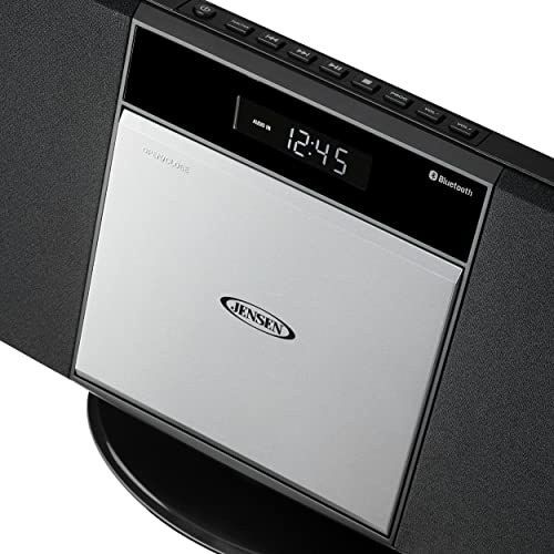 Jensen JBS-300SB Jbs-300 Modern Bluetooth Stereo Music System For Home With Cd/Mp3/Wma Player Wireless Streaming Usb Port thumb #4