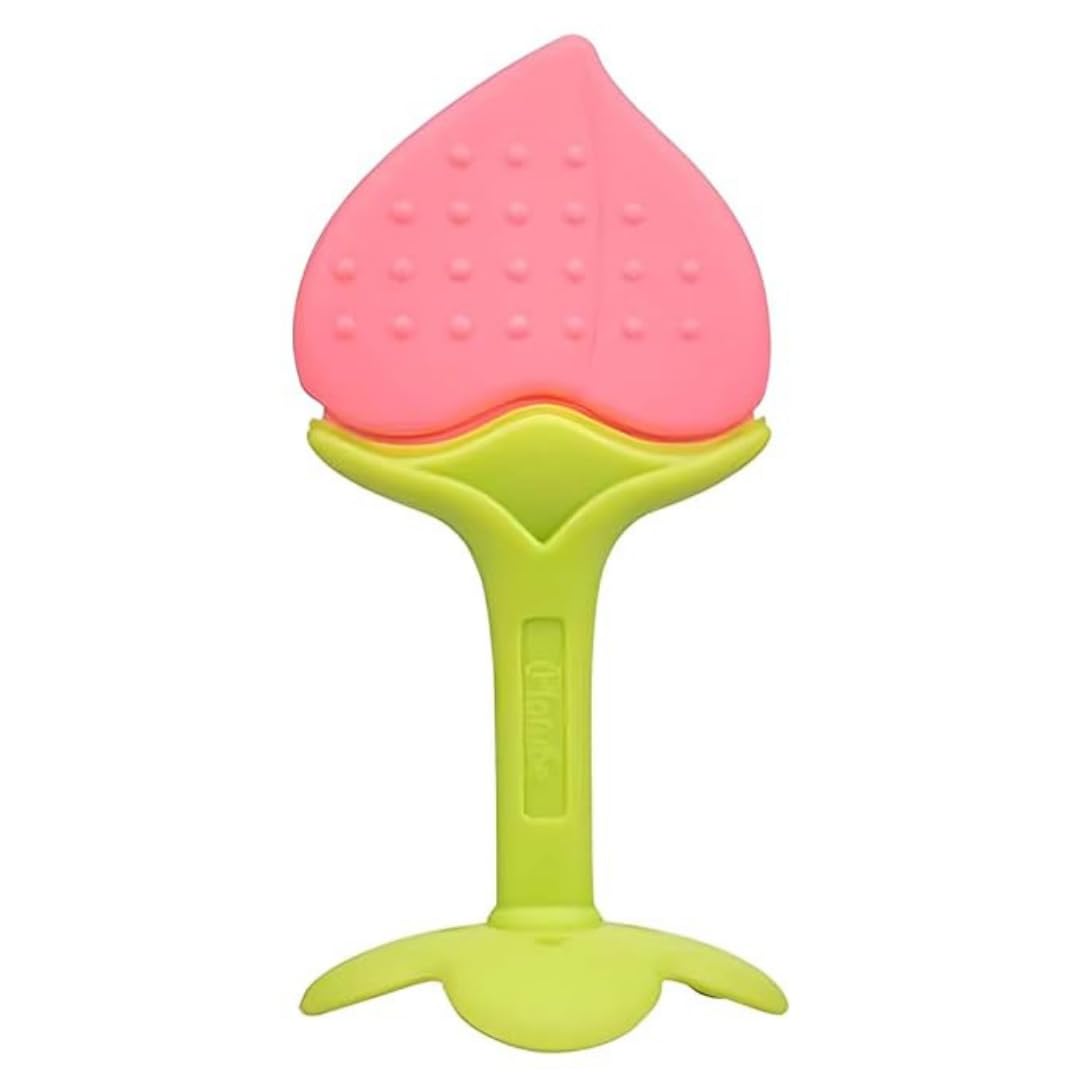 Soft Silicone Baby Fruit Teether – Safe BPA-Free Teething Toy for Infants & Toddlers Multicolor (Pack of 1)-image-36