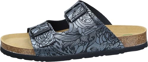 Women's Mule Loafer, Silver, 102