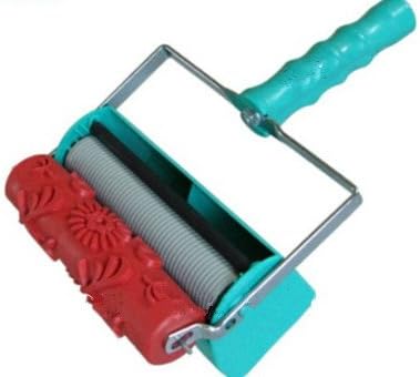 GOWE a combo package of 7'' two color wall decoration machines with 298 pcs of different roller flower type