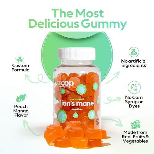 Troop Lion's Mane Mushroom Gummies
