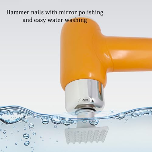 Elektrischer Fleischklopfer – Handheld-Edelstahl-Werkzeug, 6 verstellbare Stufen, abnehmbarer Hammerkopf, wasserdichtes Design für Rind, Huhn, Gurke und Knoblauch