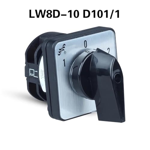 Commutateur à came inverseur LW8D-10 triphasé 10A et interrupteur rotatif de commande - 2