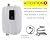 Compact Water Heater Electric Hot Water Heater Under Sink Mini Heating System - 3000W 110V On Demand Tankless Boiler for RV Kitchen Bathroom Instant Hot Wall Mounted System LCD