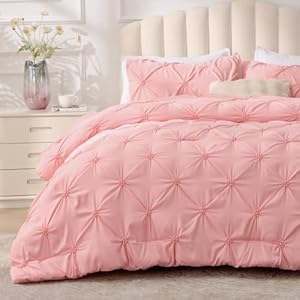 BEDELITE Pink Comforter Set Queen &...
