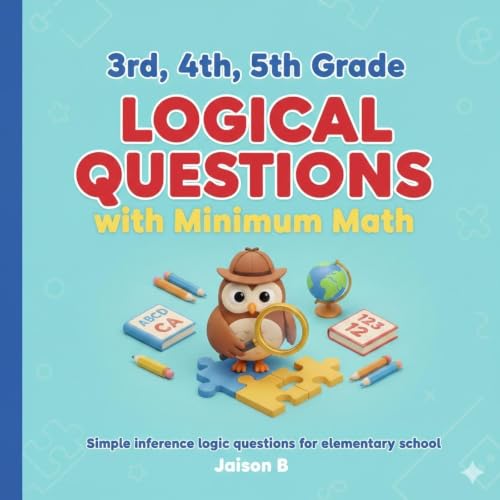 3rd 4th and 5th Grade logical questions Audiolibro Por Jaison B arte de portada