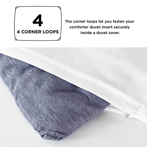 Bedsure US000172LQU Queen Comforter Set - Denim Grey Comforter Queen Size thumb #5