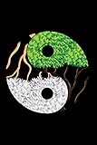 Photo Gallery notebook: yin yang plants and tree nature lover gift design positivity black lined college ruled journal - writing diary 120 pages Photo Gallery notebook: yin yang plants and tree nature lover gift design positivity black lined college ruled journal - writing diary 120 pages