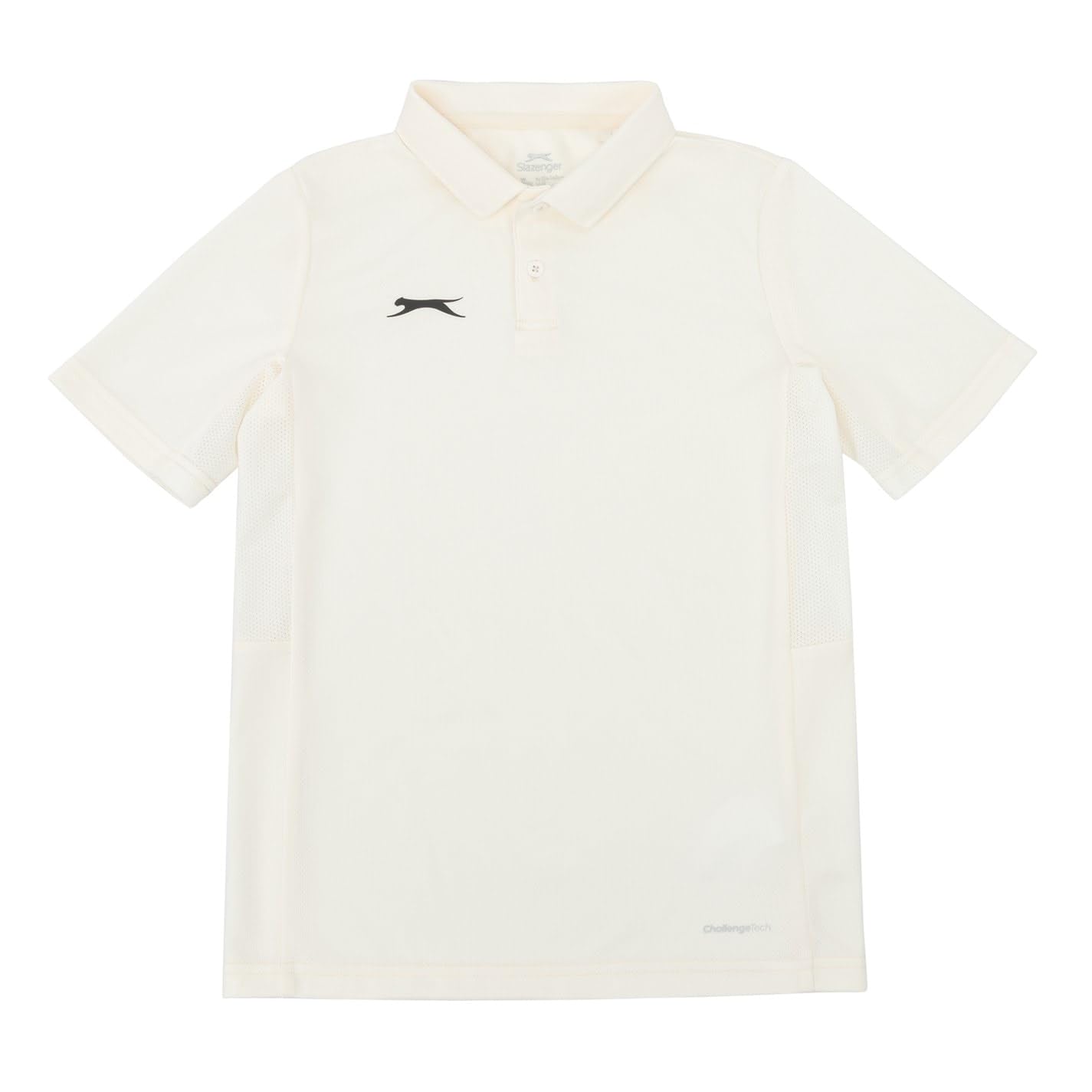 Slazenger Kids Aero Cricket Shirt Juniors Cream 13 Years