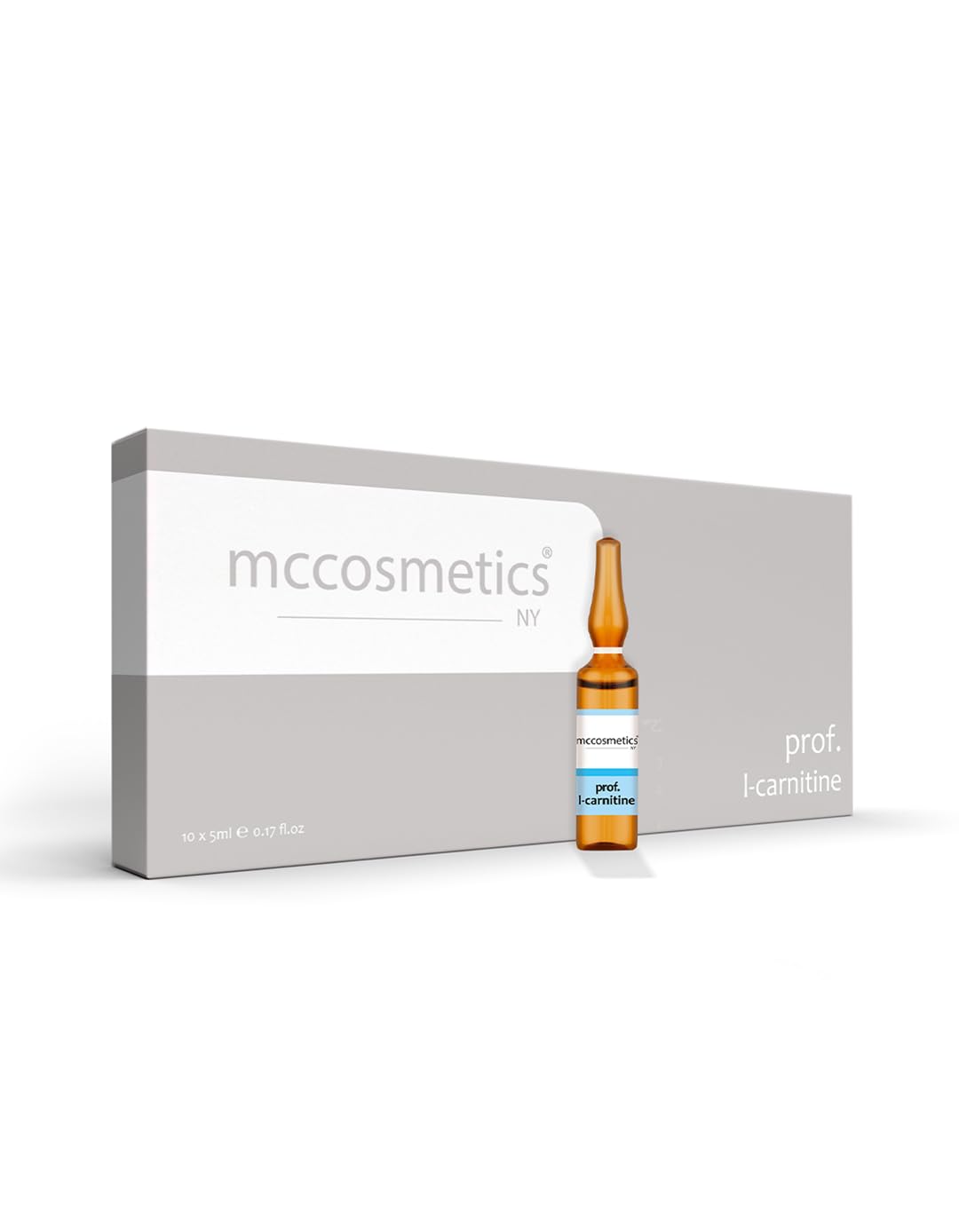 NY | Prof. L-Carnitine | Carnitine 20% | 10 x 5ml ampoules | Medical Grade Cosmetics | Made in Spain