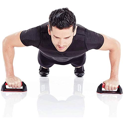 Push up bar rotative ergonomique pushup stand de musculation poids uniforme - 3