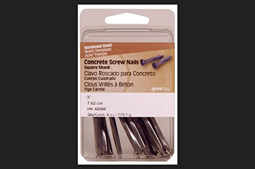 Hillman 3 in. L Concrete Steel Nail Square Shank Flat 6 oz.
