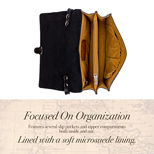 Image of Patricia Nash | Lanza Leather Crossbody Bag | Women's Crossbody Purse | Crossbody Clutch