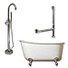 Cast Iron Swedish Slipper Tub