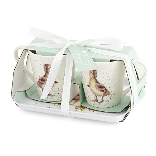 Portmeirion Home & Gifts Wrendale Designs Lovely Mum Duck & Ducklings Ceramic Mug and Tray Set by Royal Worcester - Image 4