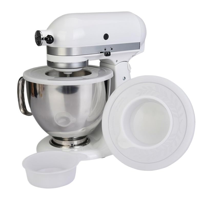 ZBOUMRTG 2 Cubiertas Protectoras for tazón de batidora KitchenAid de 4,5 a 5 Cuartos con Cabezal inclinable y protección contra Salpicaduras.