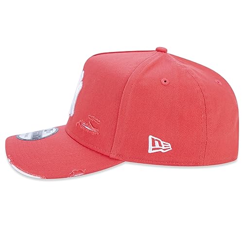 Bone New Era 9FORTY A-Frame MLB New York Yankees Destroyed