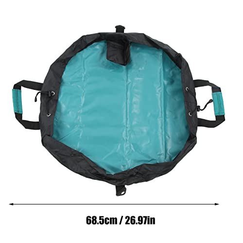 Shanrya duikmat, surfmat, groen, van Oxford-weefsel, waterdicht, met schouderriem voor het strand - Image 7