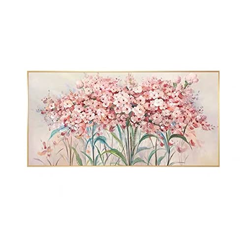 Peinture murale fleur simple SAAKO pour sublimer la décoration de votre chambre à coucher