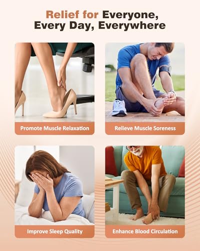 Foot Massager Machine with Heat, Shiatsu Deep Kneading Foot Massager with Remote, Compression, Multi-Massage Modes, Auto-Off Timers, Gifts for Women Men - Image 6