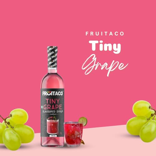 Image of Fruitaco Grape Syrup: Perfect Mixer for Enhancing Mocktails & Cocktails, Drinks, and Mojitos at Parties, Conveniently Packaged in a 750ml Bottle for All Your Mixing Needs | Non-Alcoholic