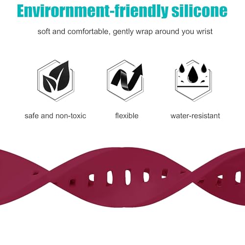 Image of ACM Watch Strap Silicone Belt 22mm compatible with Xiaomi Mi Watch Revolve Smartwatch Color Hook Band