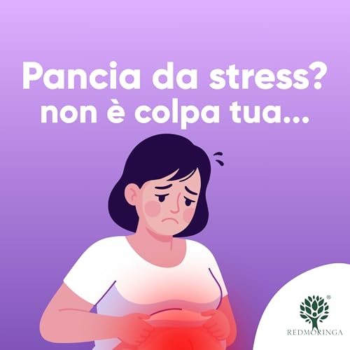 Low Cortisolo – Fosfatidilserina 450 Mg + Moringa Oleifera Bio | Per Abbassare Il Cortisolo, Pancia Da Stress | Integratore Memoria E Concentrazione | 150 Capsule Vegetali Made In Italy | Redmoringa - 5