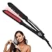 Produktbild Haarglätter Glätteisen Wolady Straightener Infrarot Dampf mit 5.4cm breiten Platten Keramik Turmalin digitalem LCD-Display Dual Spannung für alle Haartypen