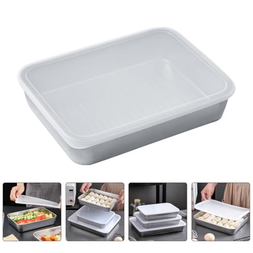 Bandeja de hornear de acero inoxidable reutilizable con gran conductividad térmica 8