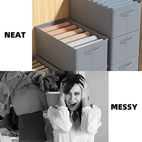 Lychico Extra Large Foldable Wardrobe Storage Organizer for Clothes, Moth-proof, Moisture-proof, and Waterproof (4 pcs - Image 4