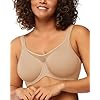 HSIA Minimizer Bras for Women Plus Size, Full Coverage Coolcomfort T Shirt Unlined Bra with Underwire for Heavy Breast, Ivory Beige 40G